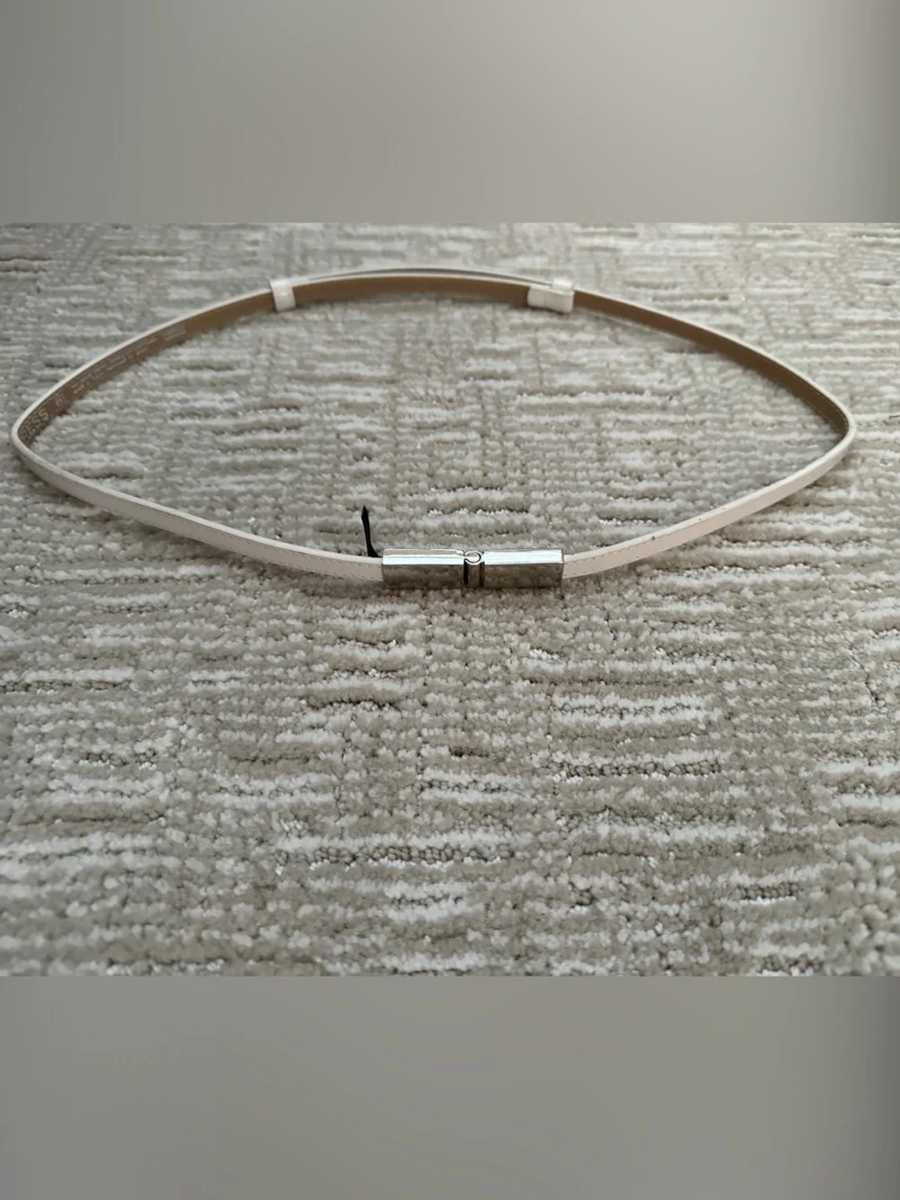 Express Thin adjustable Belt with Silver Magnetic Clasp